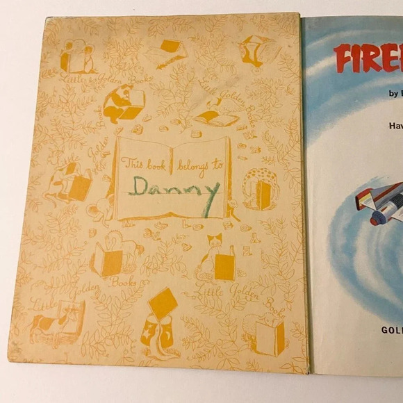 Vintage 1964 Fireball  XL5 Little Golden Book First Edition Barbara Shook - Picture 5 of 16